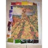 Bead Embroidery Kit Needlepoint Woman autumn - Marlena.shop