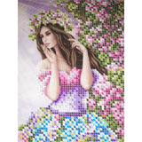 bead picture DIY Bead Embroidery Woman Spring - Marlena.shop