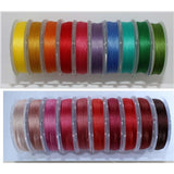 Threads for embroidery with beads, 1 set - 100 pcs 10000 meters, beading threads mix, colored threads - Marlena.shop