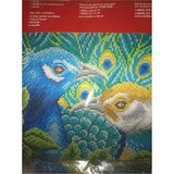 Bead Embroidery Kit Needlepoint craft set Peacocks - Marlena.shop