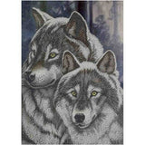 Bead 3D picture DIY Bead Embroidery Kit WOLVES - Marlena.shop