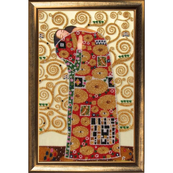 Bead Embroidery Kit The Fulfillment Gustav Klimt accomplishment - Marlena.shop