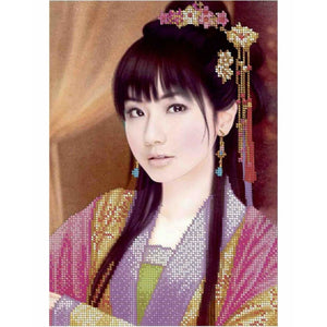 Bead Embroidery kit bead picture DIY Asia woman geisha - Marlena.shop