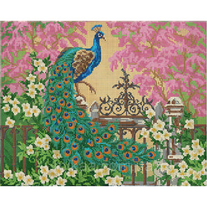 Bead Embroidery Kit picture beads Peacock DIY - Marlena.shop