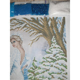 Bead Embroidery Kit, DIY Girl-Winter picture - Marlena.shop