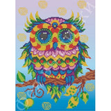 DIY Bead Embroidery Kit owl beadwork - Marlena.shop