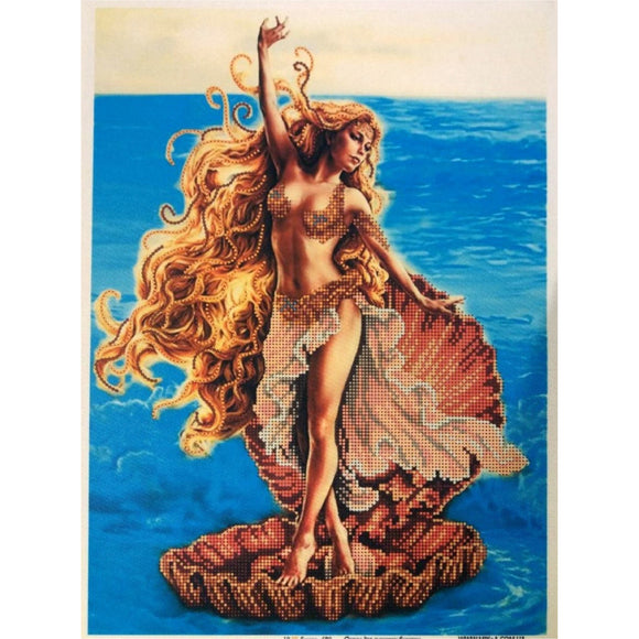 Bead Embroidery Kit 3d DIY picture, Aphrodite woman - Marlena.shop