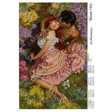 Bead embroidery kit 3D beaded Passion Love Pair picture - Marlena.shop