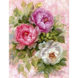 Bead embroidery kit Flowers needlepoint kits - Marlena.shop