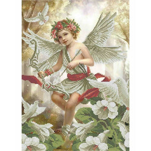 DIY Bead Embroidery Kit Сupid angels beadwork - Marlena.shop