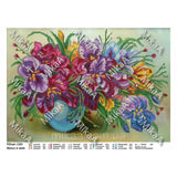 Bead Embroidery Kit Needlepoint Flower Bouquet - Marlena.shop