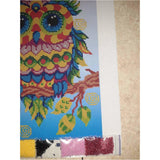 DIY Bead Embroidery Kit owl beadwork - Marlena.shop