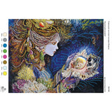 Bead Embroidery Kit, DIY picture Fantasy Fairy tale Girl - Marlena.shop