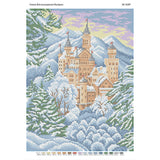 Bead Embroidery Kit Winter Neuschwanstein Castle DIY - Marlena.shop