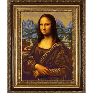 Bead Embroidery Kit DIY picture Mona Lisa del Giocondo, Leonardo da Vinci - Marlena.shop