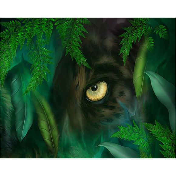 DIY Bead Embroidery Kit panther look - Marlena.shop