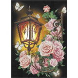 Bead embroidery kits, 4 paintings Lamp in flowers - Marlena.shop