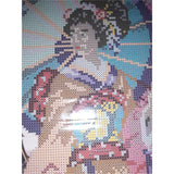 Asia woman Bead Embroidery Kit geisha Needlepoint - Marlena.shop