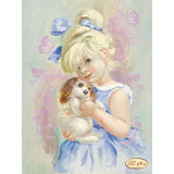 Set for Embroidery bead kit baby child dog - Marlena.shop