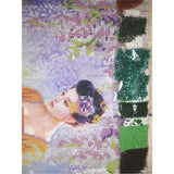 DIY Bead Embroidery Kit Needlepoint Asia woman geisha - Marlena.shop