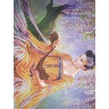 DIY Bead Embroidery Kit Needlepoint Asia woman geisha - Marlena.shop