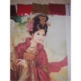 DIY Bead Embroidery Kit Beading Asian geisha - Marlena.shop