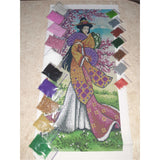 DIY Bead Embroidery Kit Asia woman, geisha embroidery - Marlena.shop