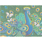 Beads cross stitch Stamped pattern Beaded DIY bead Peacock - Marlena.shop