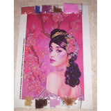 Bead Embroidery Kit, Needlepoint Asian Woman, Geisha - Marlena.shop