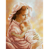 Bead Embroidery Kit mother and child DIY Needlepoint - Marlena.shop