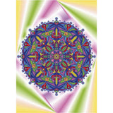 Bead Embroidery Kit on canvas Mandala happiness - Marlena.shop