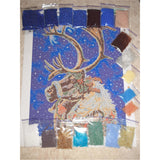 DIY Bead Embroidery Kit christmas deer - Marlena.shop