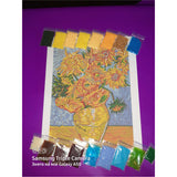 Bead Embroidery Kit Sunflowers Van Gogh - Marlena.shop