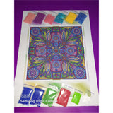 Bead Embroidery Kit on canvas Mandala health - Marlena.shop