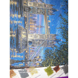 Bead embroidery kit, London 3d beads picture - Marlena.shop