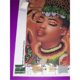 Bead Embroidery Kit, Needlepoint Beading, Africa Woman - Marlena.shop