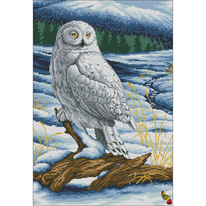 Full Big bead picture owl, Bead Embroidery Kit owl - Marlena.shop