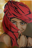 Bead Embroidery kit ethnic African Woman