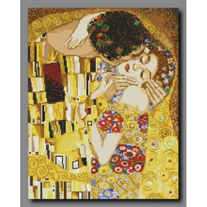 Bead Embroidery Kit DIY Kiss Klimt