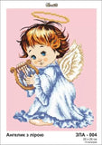 Bead Embroidery Kit An angel with a lyre