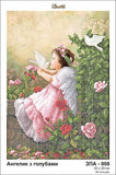 Bead Embroidery Kit Little angel with doves