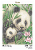 Bead Embroidery Kit Cute pandas