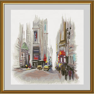 Cross Stitch Kit "The morning of the metropolis" Nova Sloboda