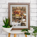 Cross Stitch Kit "Way home tigers" Nova Sloboda