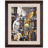 DIY Cross Stitch Kit "Snow in the city" Nova Sloboda