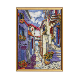 Cross Stitch Kit "Street to the sea" Nova Sloboda