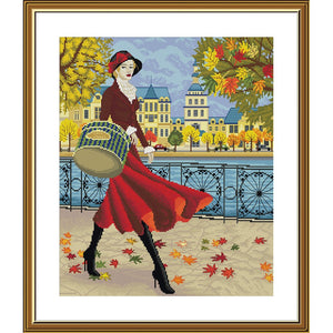 Cross Stitch Kit ""Parisienne" Nova Sloboda