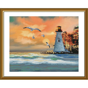 DIY Cross Stitch Kit "lighthouse" Nova Sloboda