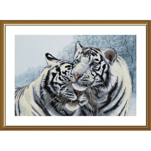 DIY Cross Stitch Kit "Bengal Tigers" Nova Sloboda