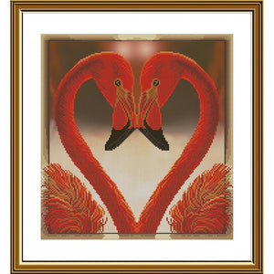 DIY Cross Stitch Kit "Flamingo" Nova Sloboda